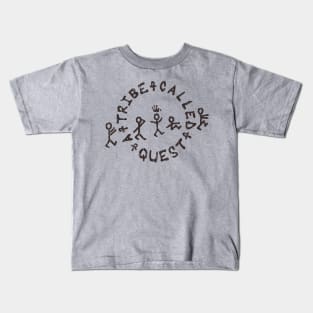 Retro Tribe - brown pencil Kids T-Shirt